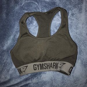 Gymshark black marl flex sports bra size medium